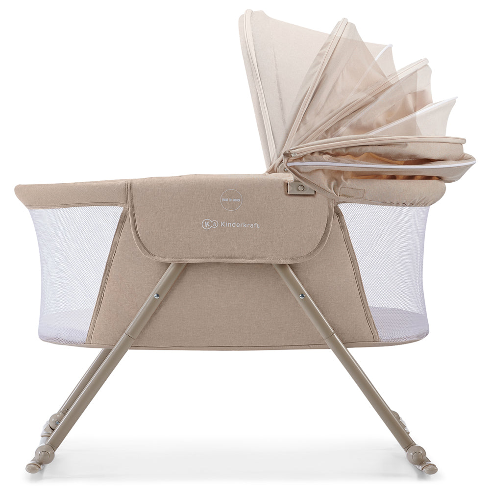 Kinderkraft Lovi 3 in 1 Baby Crib Beige