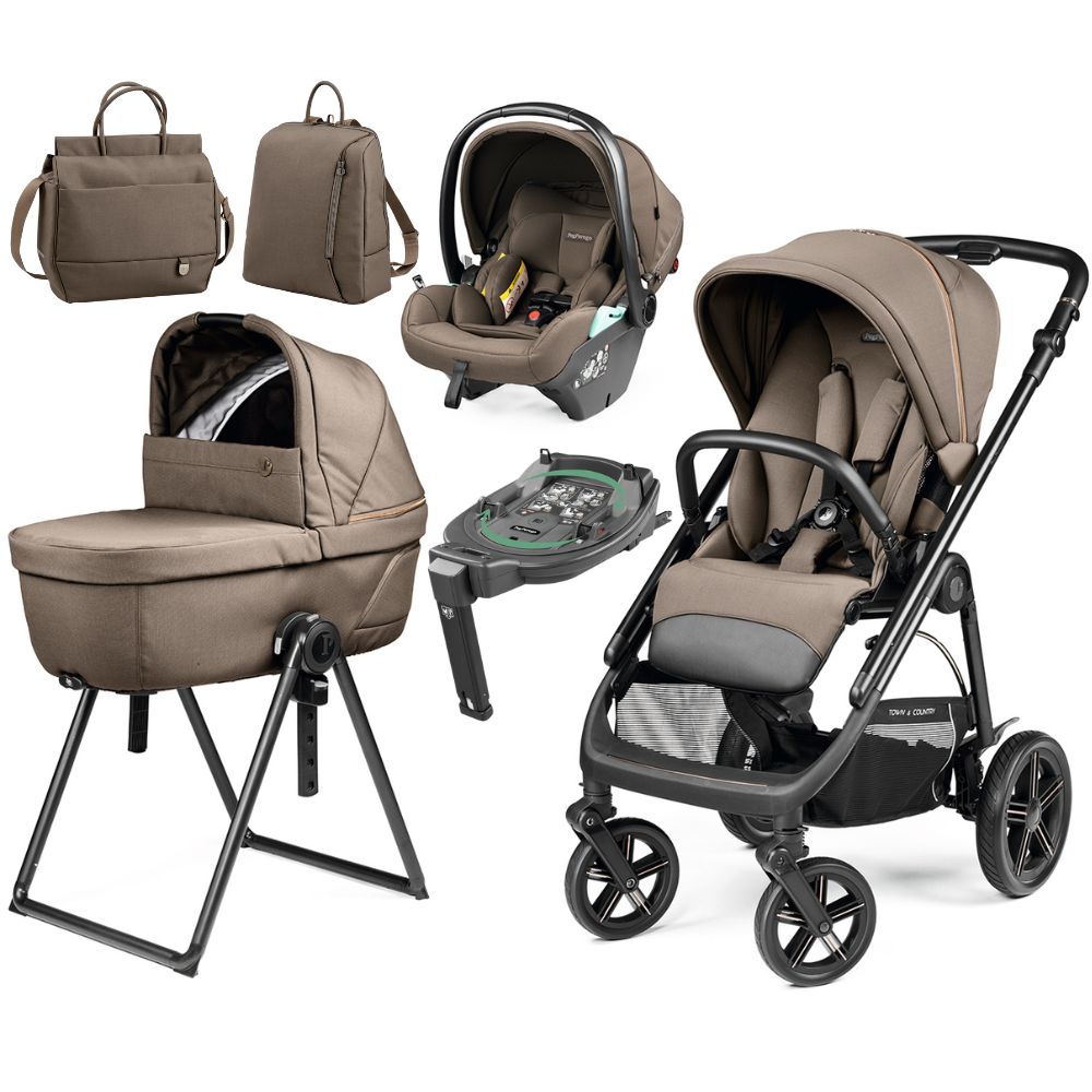 Peg Perego Veloce TC Deluxe Bundle - Pine Bark