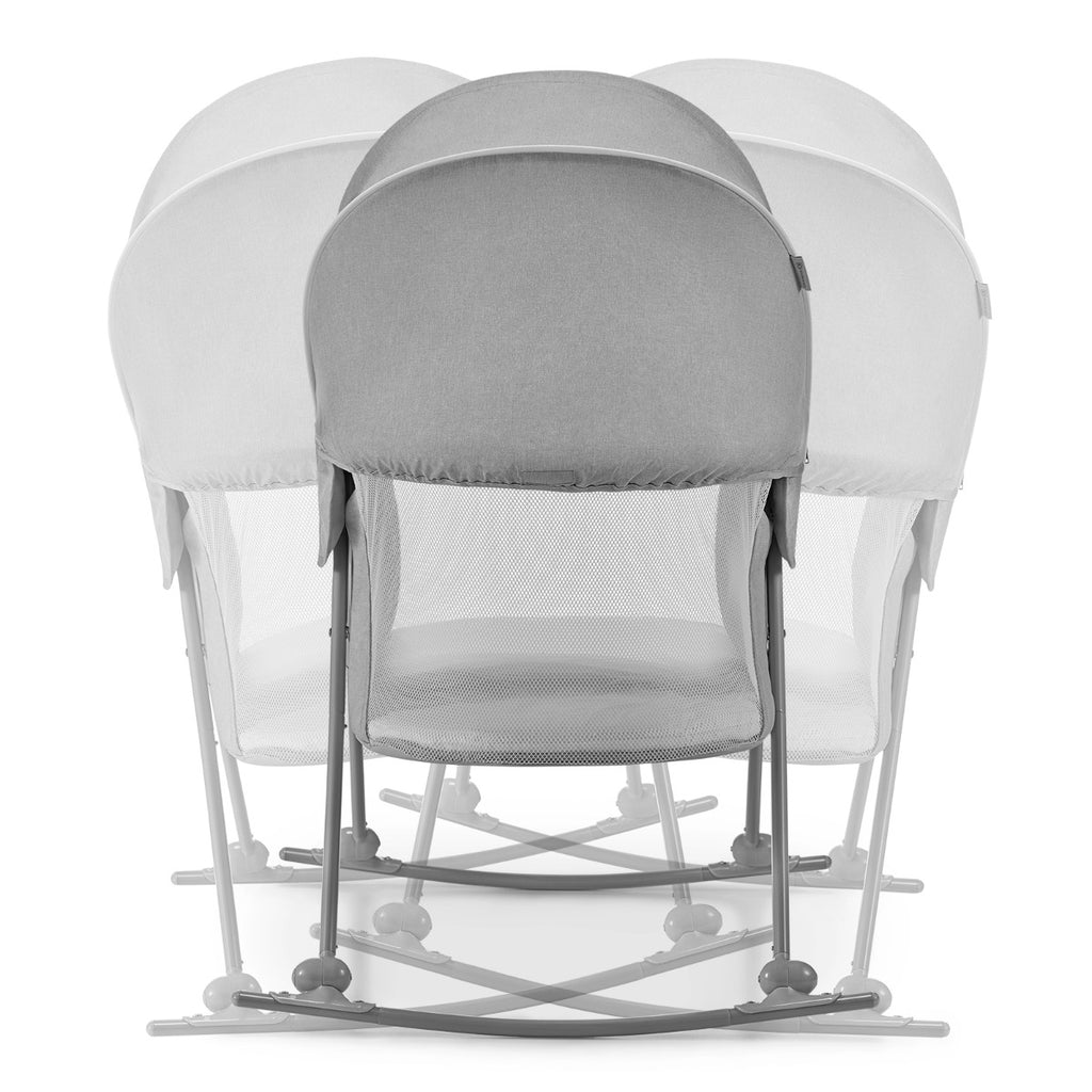 Kinderkraft Lovi 3 in 1 Baby Crib Grey