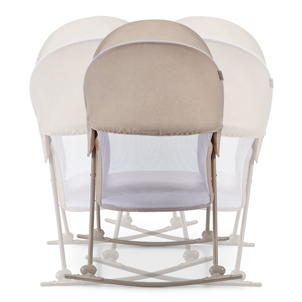 Kinderkraft Lovi 3 in 1 Baby Crib Beige