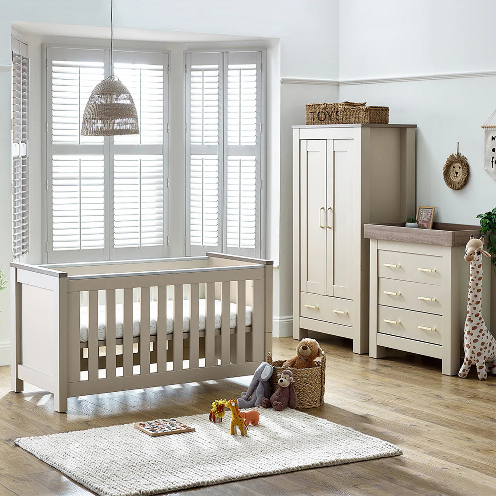 Babystyle Bordeaux 2 Piece Room Set - Oatmeal