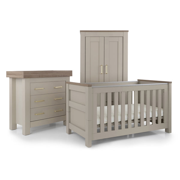 Babystyle Bordeaux 3 Piece Room Set - Oatmeal