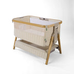 Tutti Bambini Cozee Sense Bedside Crib - Soft Walnut/Cocoa