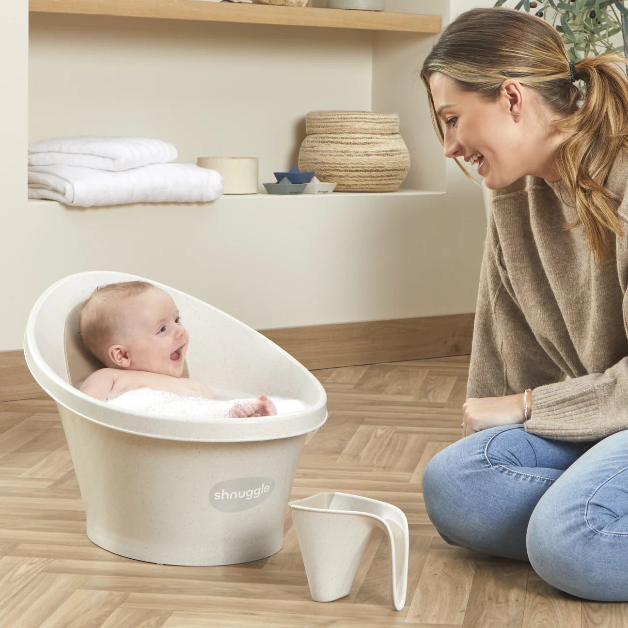 Shnuggle Eco Baby Bath With Plug -