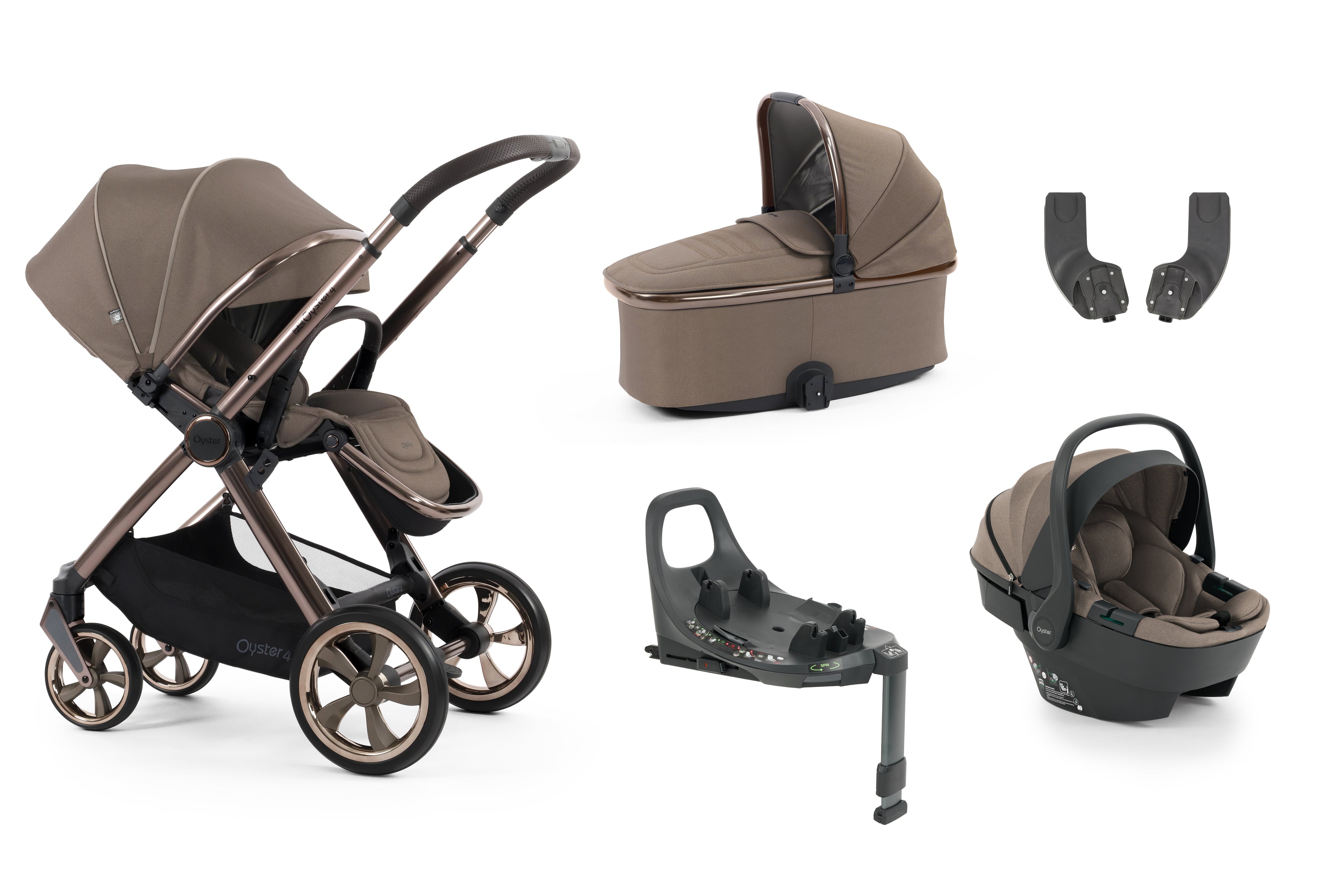 Babystyle Oyster 4 Essential Travel Bundle With Capsule 360 i-Size Car Seat