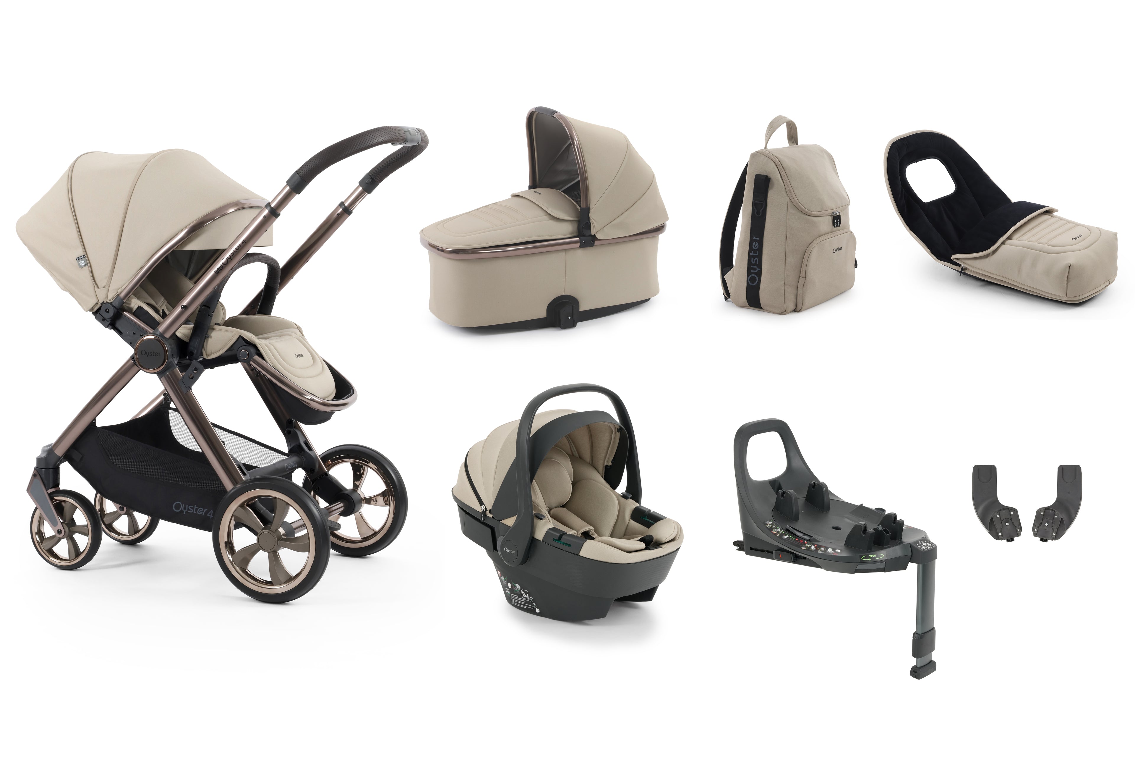 Babystyle Oyster 4 Luxury Travel Bundle With Capsule 360 i-Size Car Seat