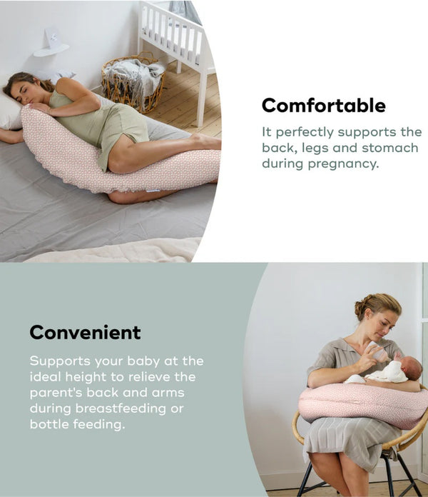 Babymoov Doomoo Buddy Maternity Cushion - Cloudy Pink