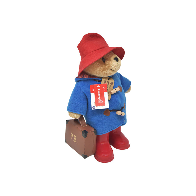 Large Classic Paddington Bear with Boots & Suitcase - 34cm
