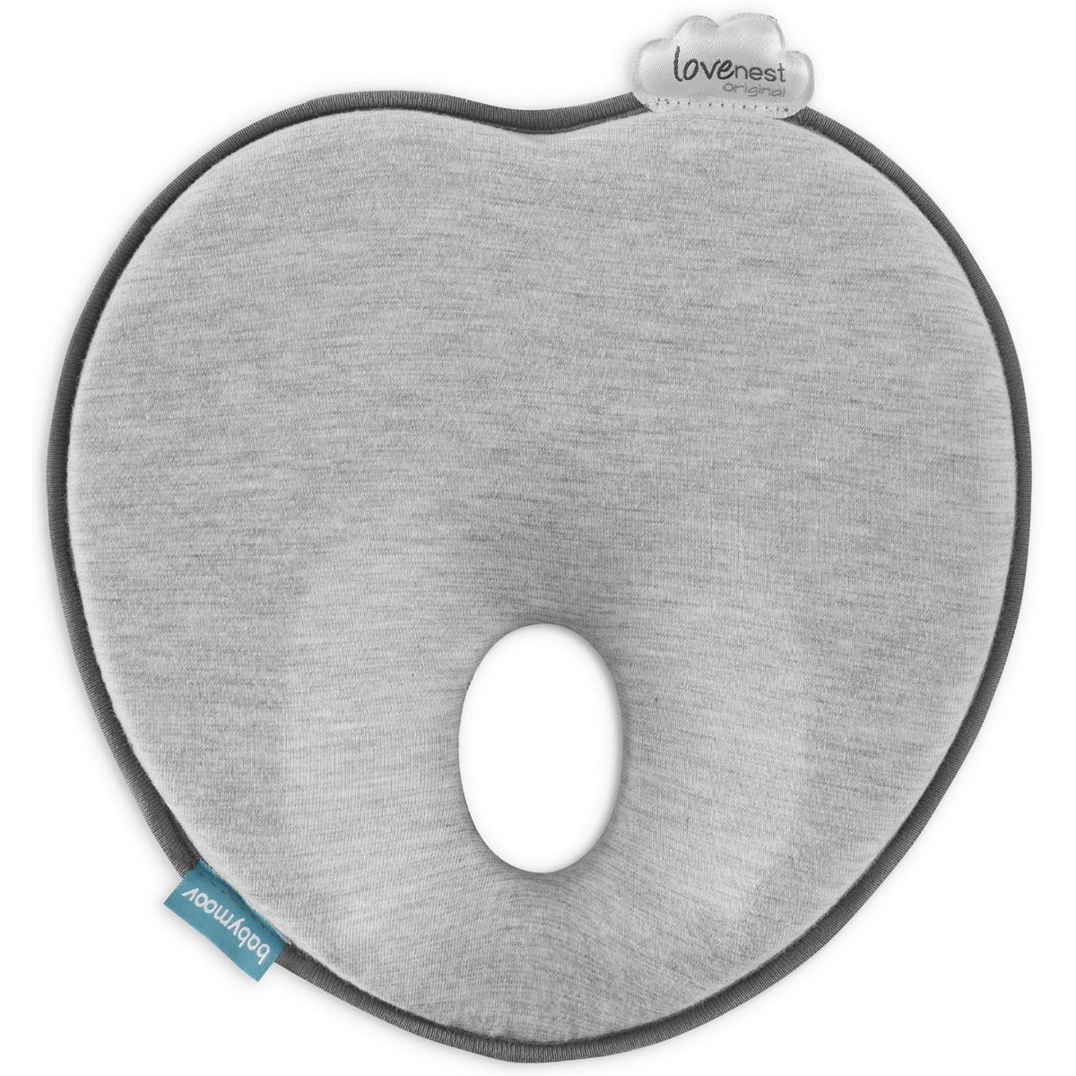 Babymoov Lovenest Flat Head Baby Pillow - Smokey