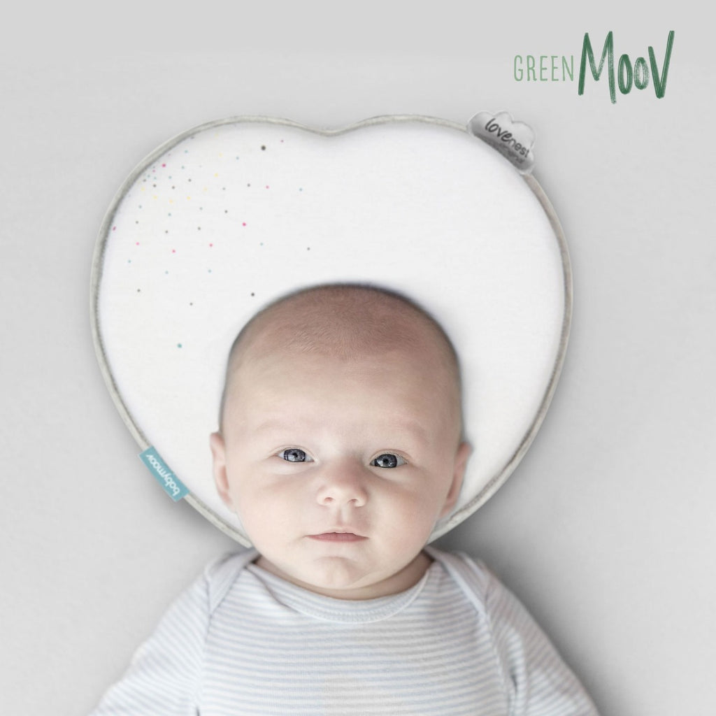 Babymoov Lovenest Flat Head Baby Pillow - White