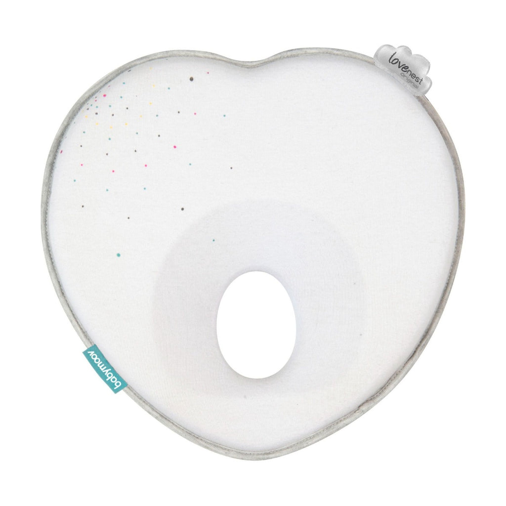 Babymoov Lovenest Flat Head Baby Pillow - White