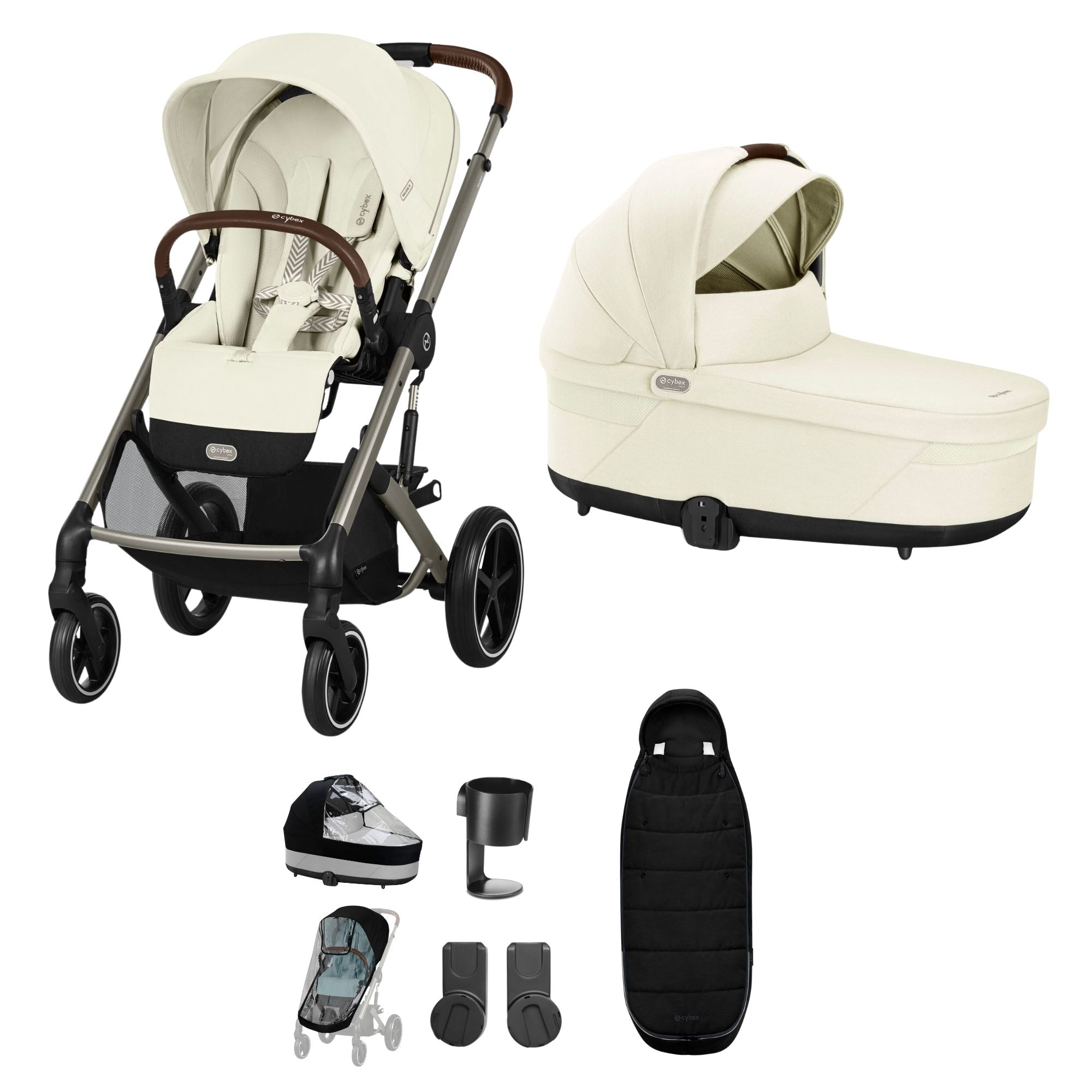 Cybex Balios S Lux 8 Piece Bundle - Seashell Beige