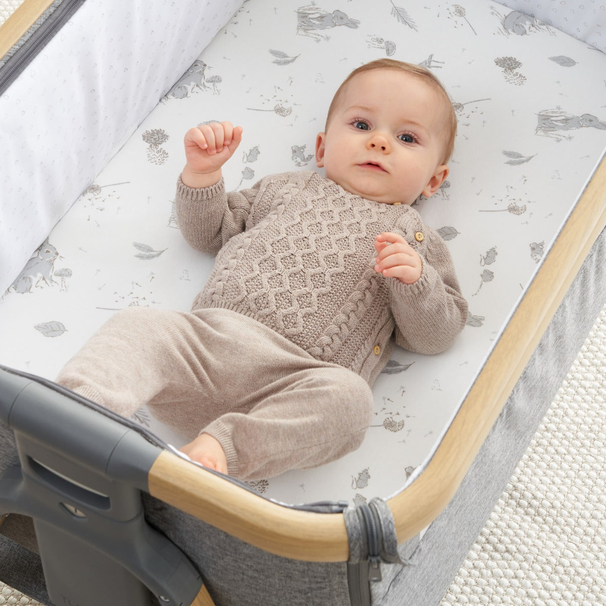 Tutti Bambini Bedside Crib Fitted Sheets 2pk - Cocoon