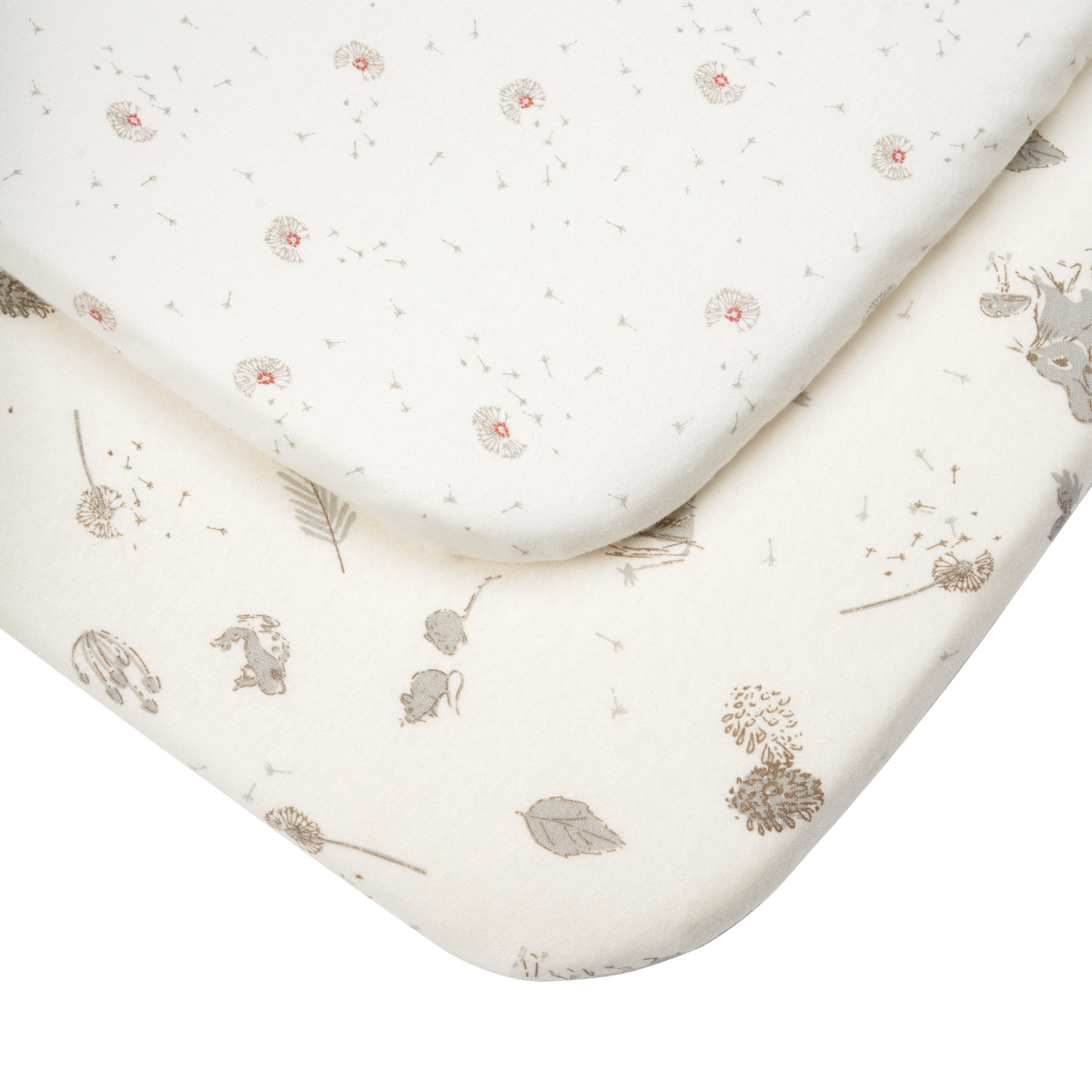 Tutti Bambini Bedside Crib Fitted Sheets 2pk - Cocoon
