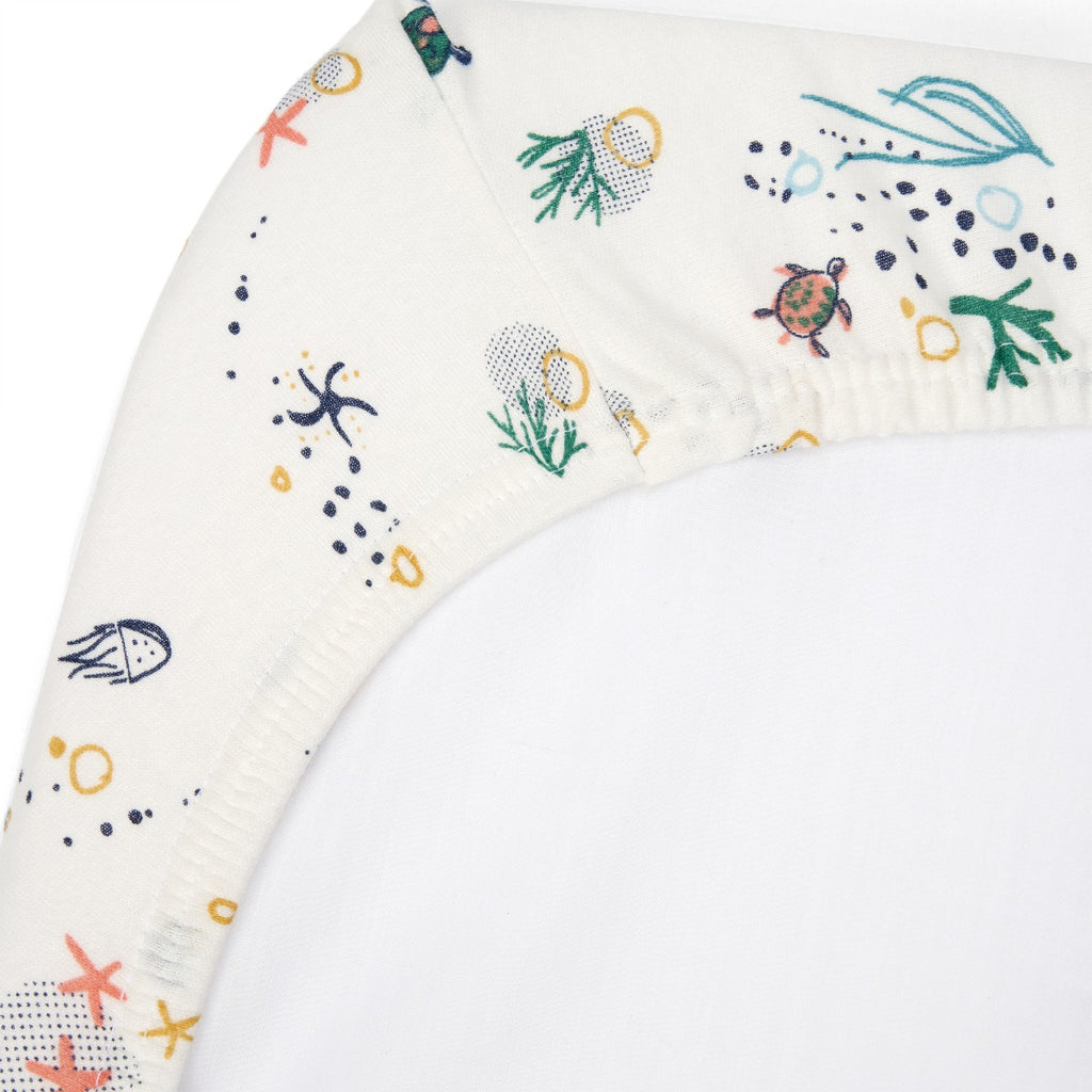 Tutti Bambini Bedside Crib Fitted Sheets 2pk - Our Planet