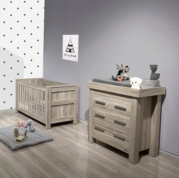 Babystyle Bordeaux 2 Piece Room Set - Ash