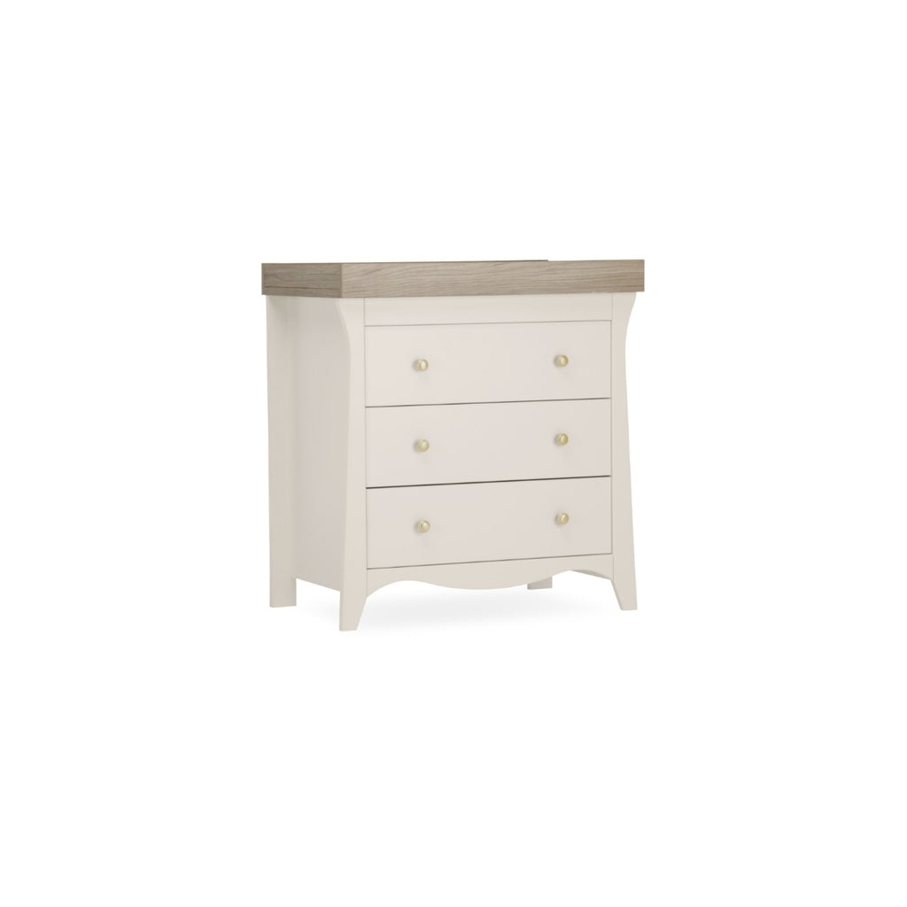 CuddleCo Clara 2 Piece Nursery Furniture Set - Cashmere & Ash