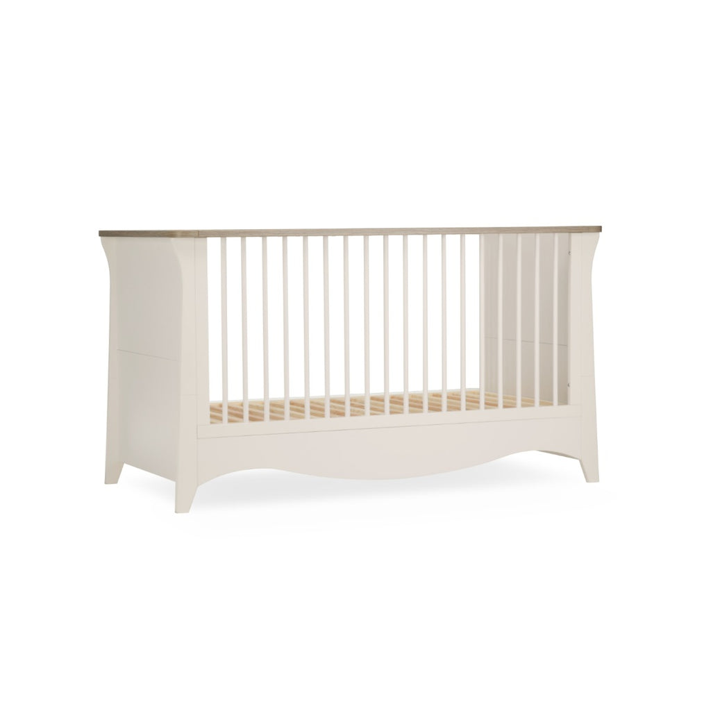 CuddleCo Clara Cot Bed - Cashmere & Ash