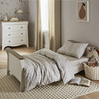 Cuddleco Clara 2 Piece Nursery Furniture Set - White & Ash