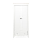 Cuddleco Clara Wardrobe - White & Ash