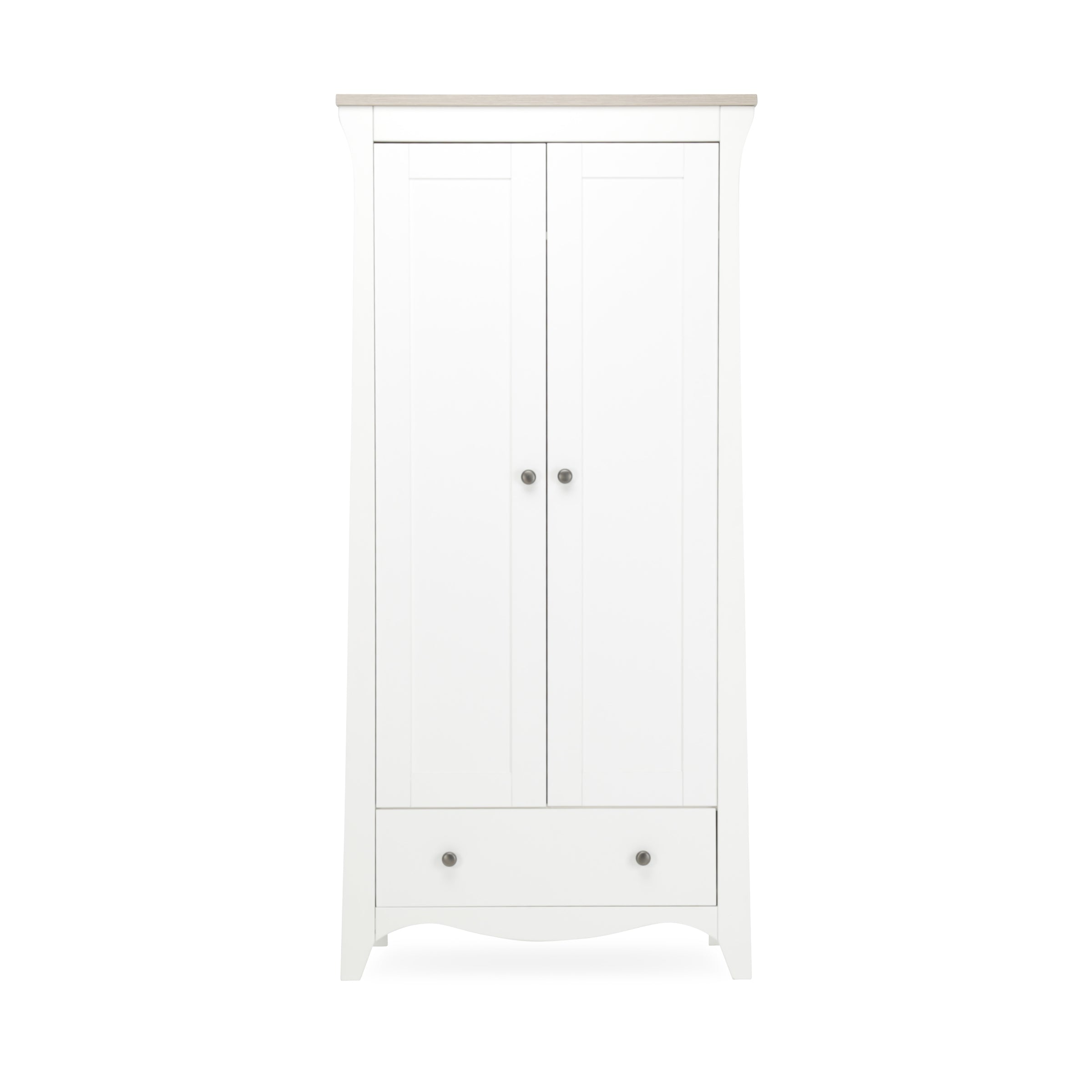 Cuddleco Clara Wardrobe - White & Ash