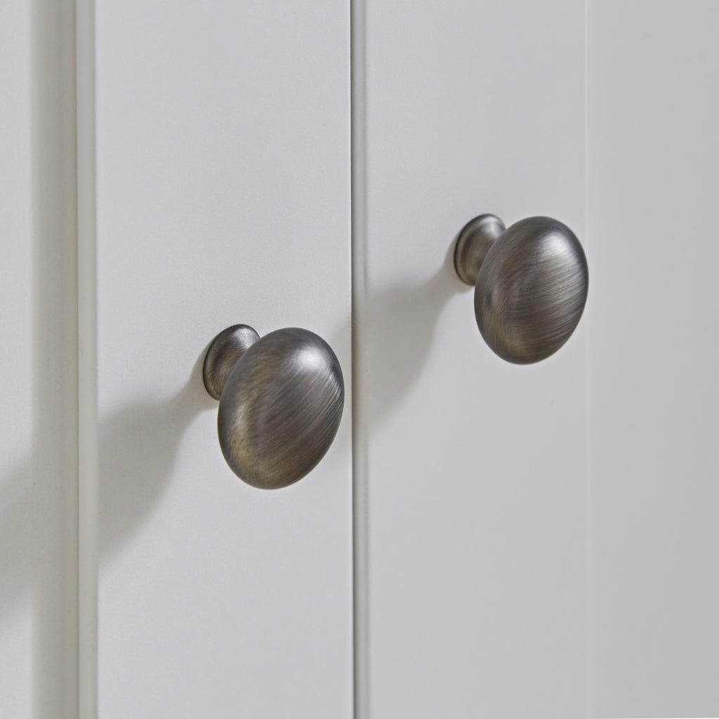 Cuddleco Clara Wardrobe - White & Ash