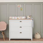 Tutti Bambini Verona 2 Piece Room Set - White & Oak