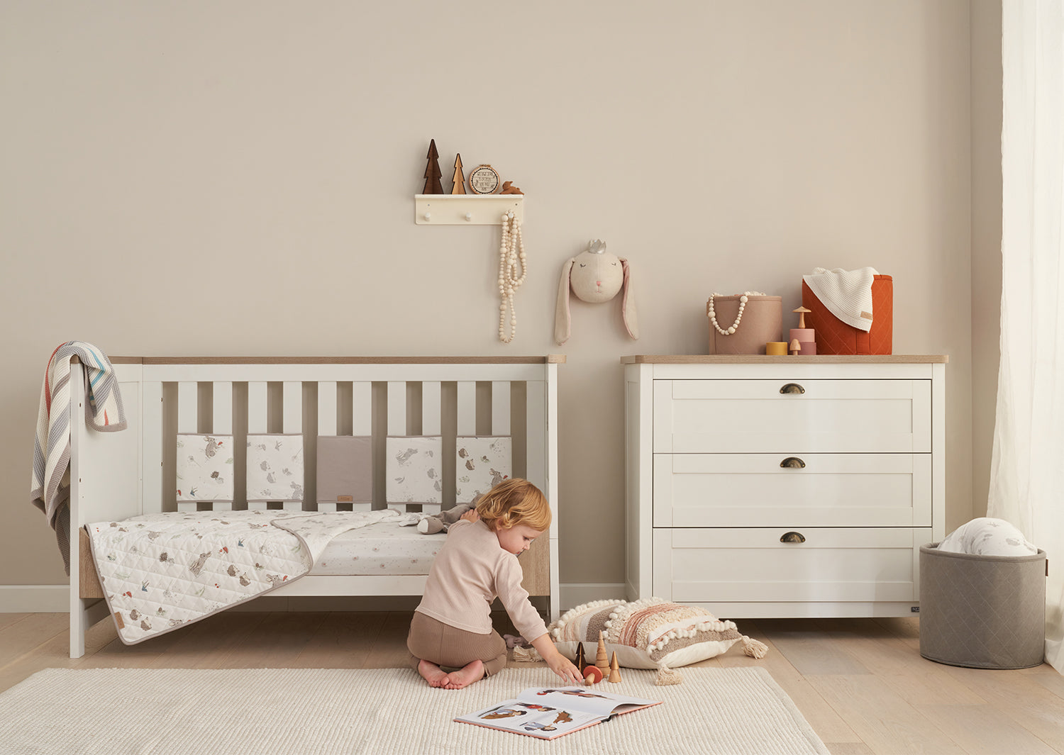 Tutti Bambini Knitted Blanket - Fresh Cream