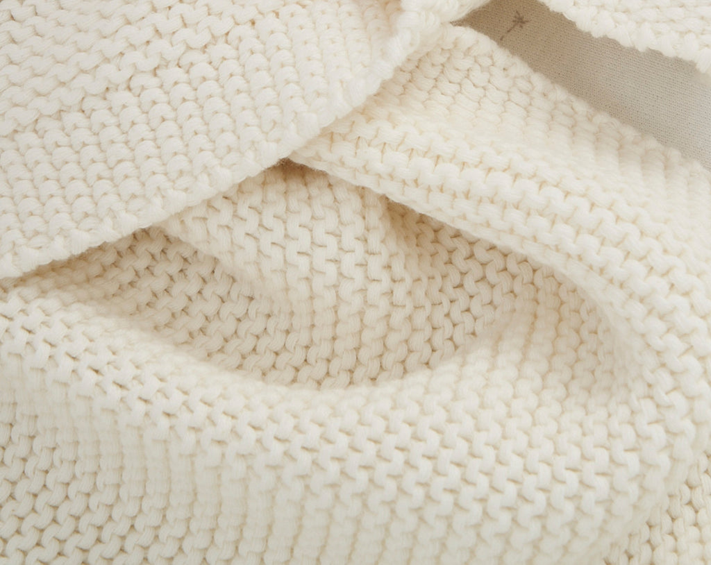Tutti Bambini Knitted Blanket - Fresh Cream
