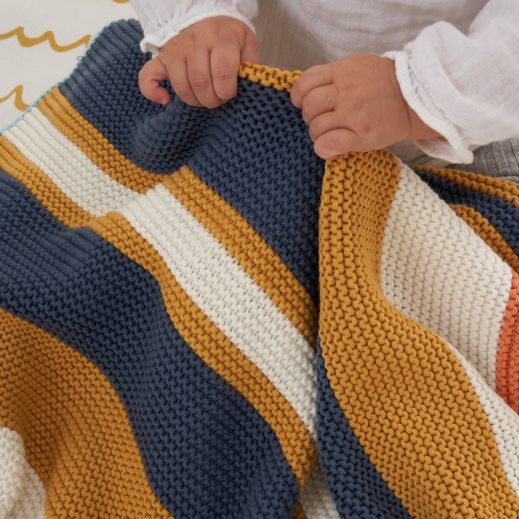 Tutti Bambini Knitted Blanket - Our Planet