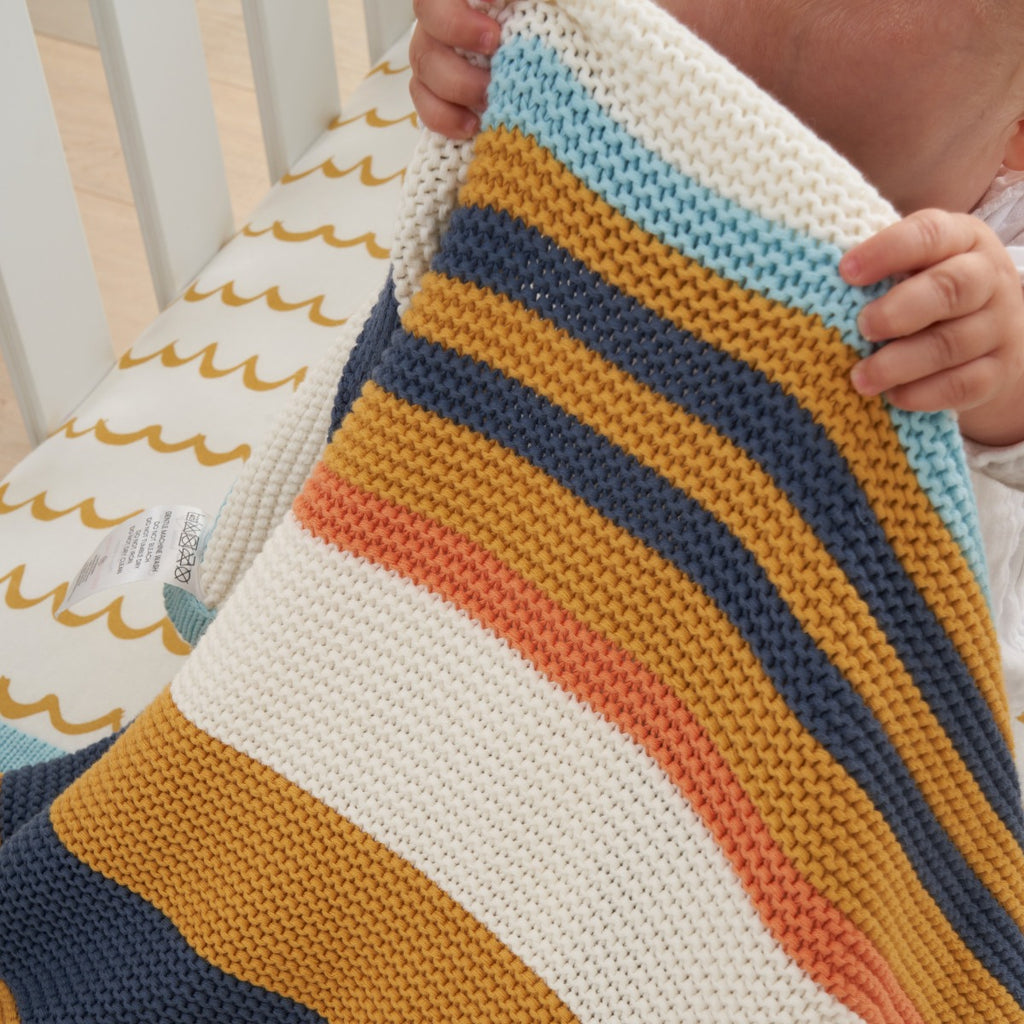 Tutti Bambini Knitted Blanket - Our Planet