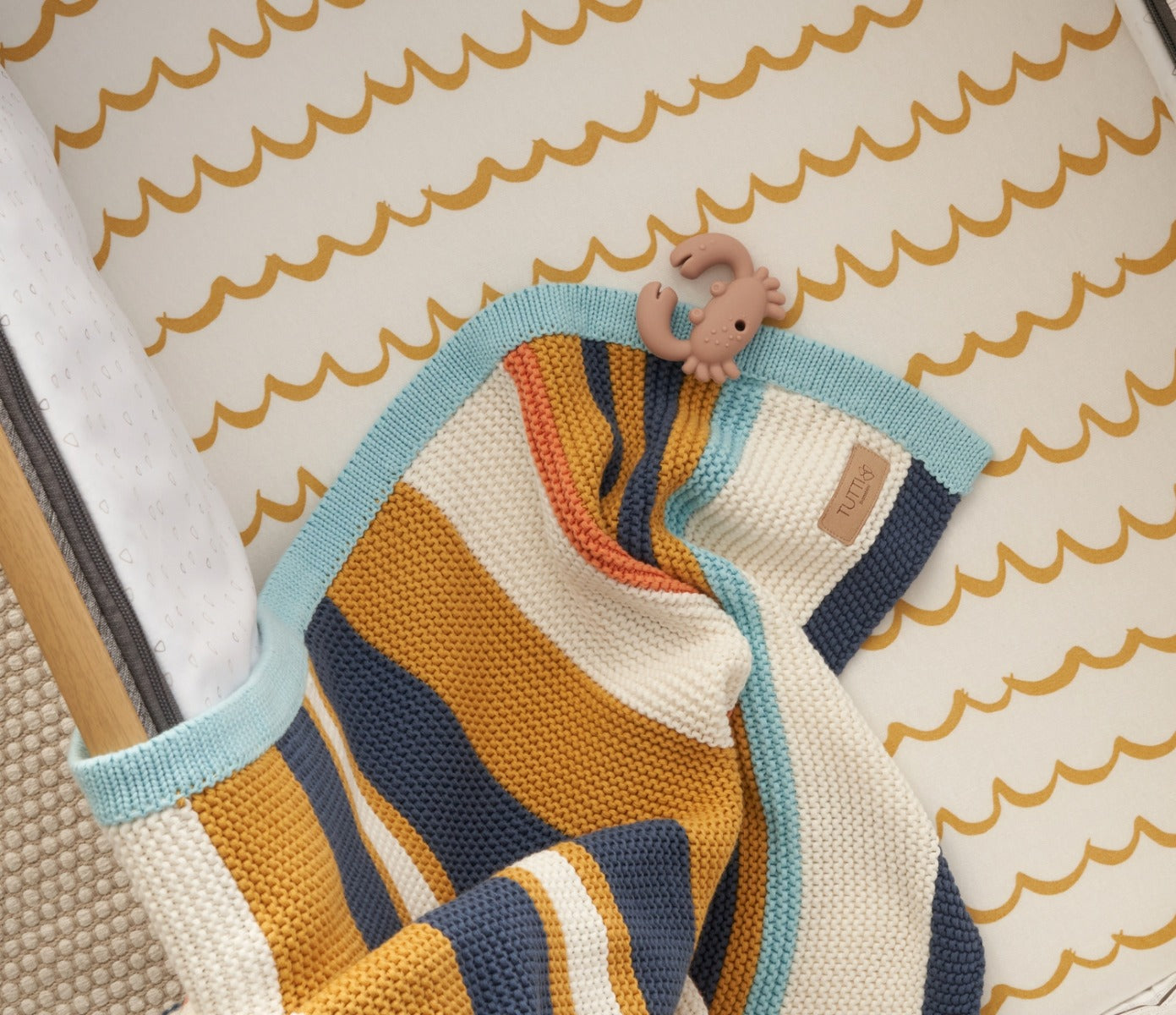 Tutti Bambini Knitted Blanket - Our Planet