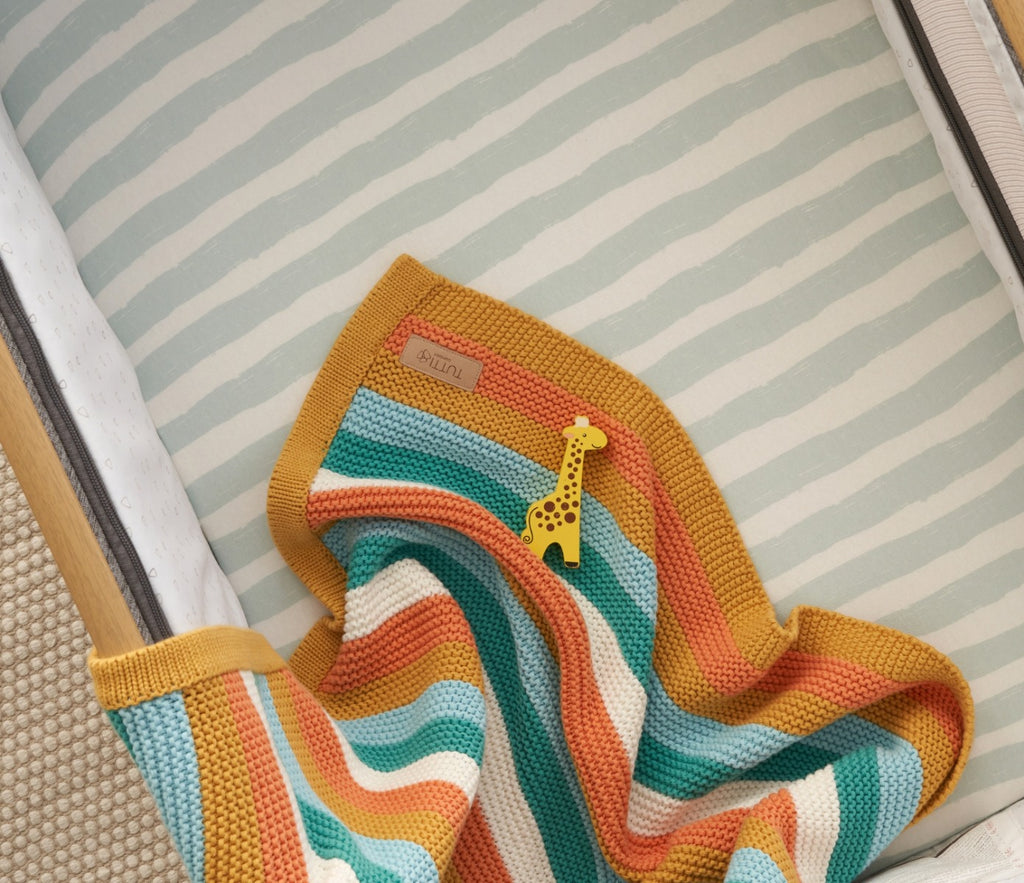 Tutti Bambini Knitted Blanket - Run Wild