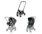 Peg Perego City Loop Chassis, Seat Unit & Primo Viaggio Lounge Bundle - Metal