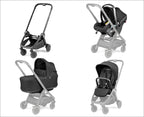 Peg Perego City Loop Chassis & Primo Viaggio Lounge  - True Black