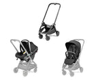 Peg Perego City Loop Chassis, Seat Unit & Primo Viaggio Lounge Bundle - True Black