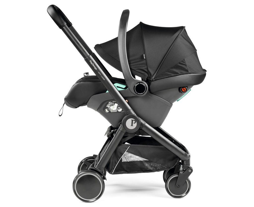Peg Perego City Loop Chassis & Primo Viaggio Lounge  - True Black