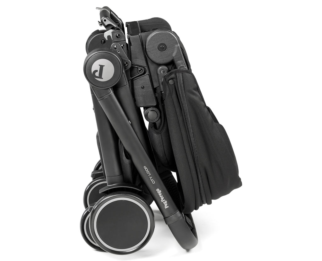 Peg Perego City Loop Chassis, Seat Unit & Primo Viaggio Lounge Bundle - True Black