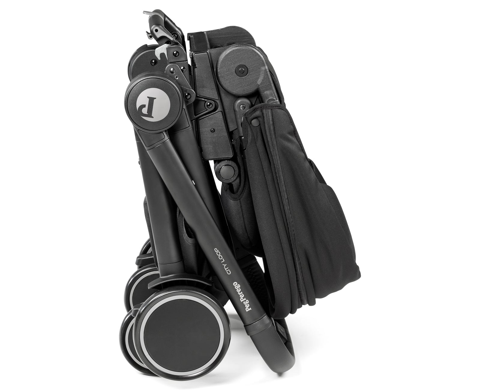 Peg Perego City Loop Chassis, Seat Unit & Primo Viaggio Lounge Bundle - True Black