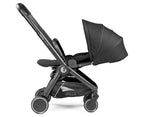 Peg Perego City Loop Chassis, Seat Unit, Bassinet & Primo Viaggio Lounge Travel Bundle - True Black