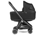 Peg Perego City Loop Chassis, Seat Unit, Bassinet & Primo Viaggio Lounge Travel Bundle - True Black