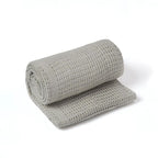 Clair de Lune Soft Cotton Cellular Cot Blanket - Grey