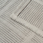 Clair de Lune Soft Cotton Cellular Cot Blanket - Grey
