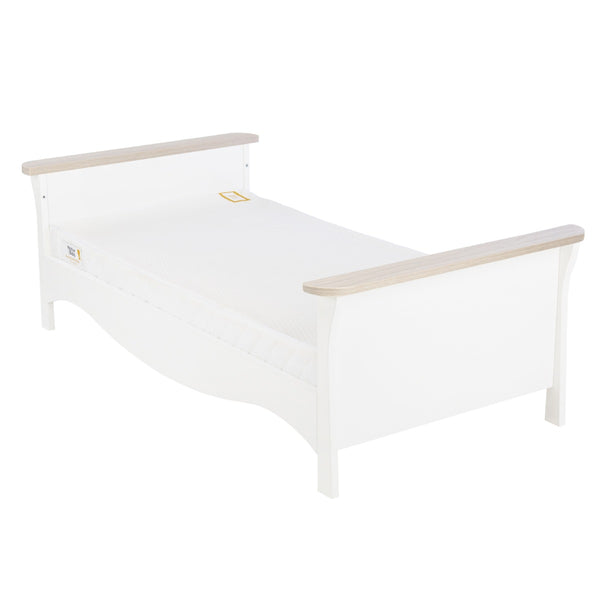 Cuddleco Clara 3 Piece Nursery Furniture Set - White & Ash