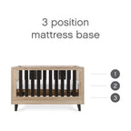 Tutti Bambini Como 3 Piece Room Set - Distressed Oak & Slate Grey
