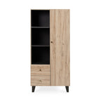 Tutti Bambini Como Wardrobe -Distressed Oak & Slate Grey