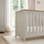 Tutti Bambini Verona Cot Bed - Dove Grey & Oak