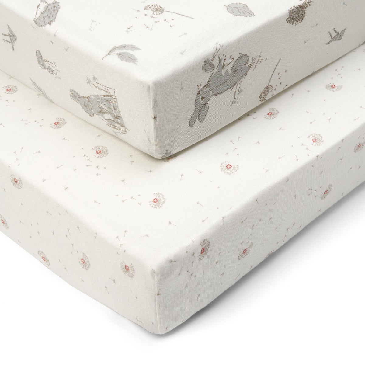 Tutti Bambini Cot Fitted Sheets 2pk - Cocoon