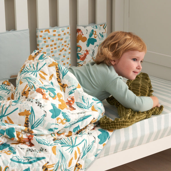 Tutti Bambini Cot & Cot Bed Coverlet - Run Wild