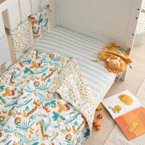 Tutti Bambini Cot & Cot Bed Coverlet - Run Wild
